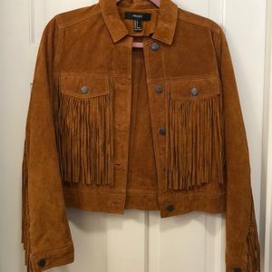 Faux Suede Jacket